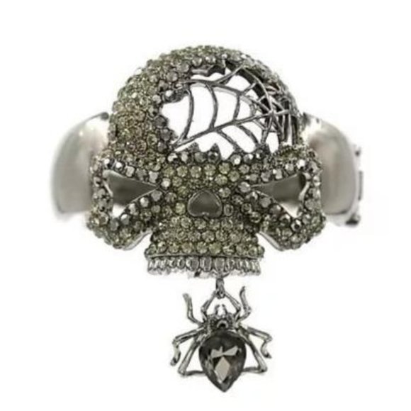 GGR Skull Bracelet with Dangle Spider - Picture 2 of 4